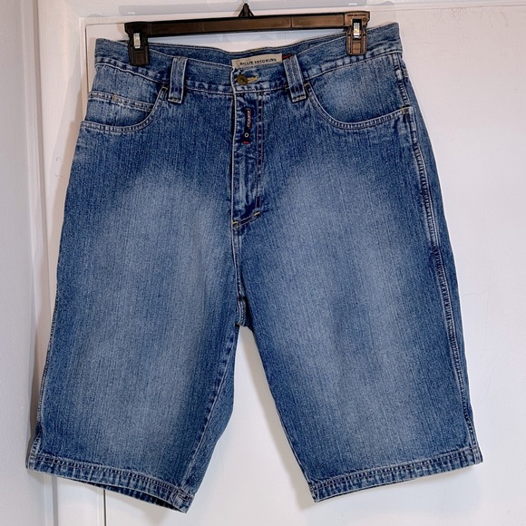 Willie ESCO Duns Cotton Denim Blue Jean Shorts 36 waist like new - Picture 4 of 16